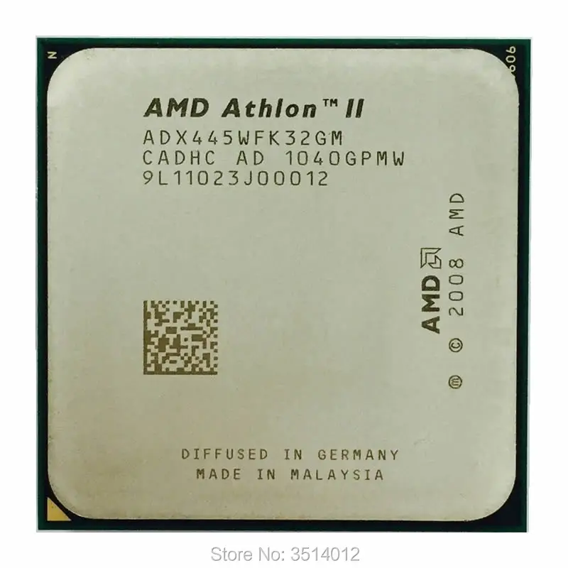 ЦП AMD Athlon II X3 445 3 1 ГГц трехъядерный процессор ADX445WFK32GM разъем AM3 свяжитесь с