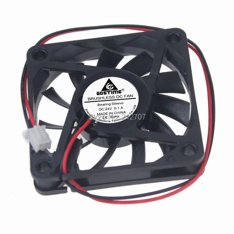 60x60x10mm 24v fan 7