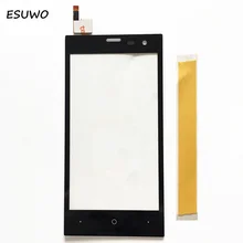 ESUWO 4,5 дюймовый сенсорный экран для Highscreen Zera S(rev. s) сенсорный экран Переднее стекло Сенсорная панель Замена черный цвет