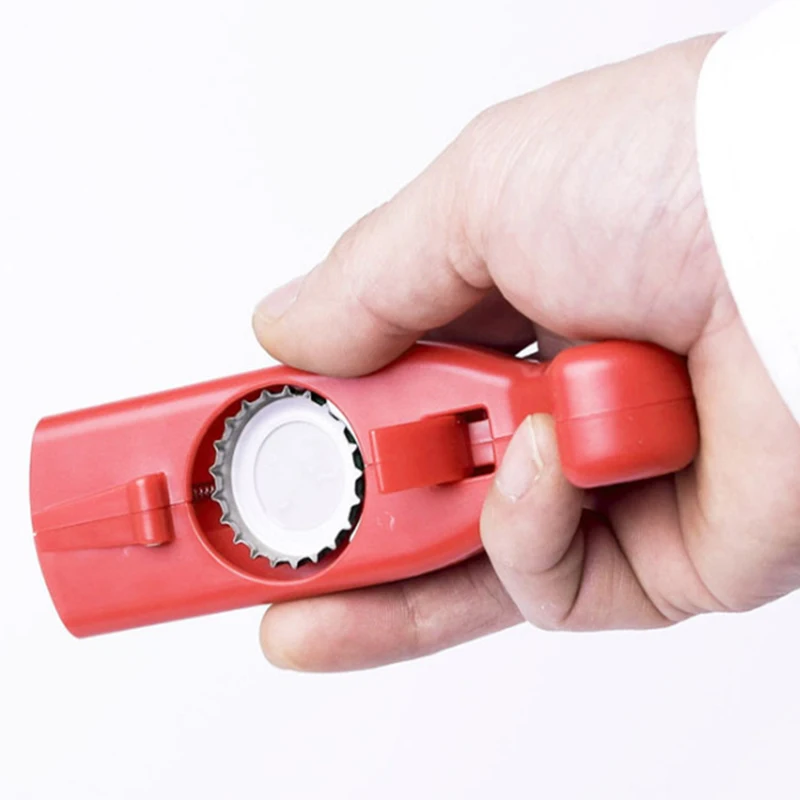 

Cap Gun Bottle Opener Firing Cap Gun Creative Flying Cap Launcher Bottle Beer Opener Creative Family Bar Party Game Kitchen Tool