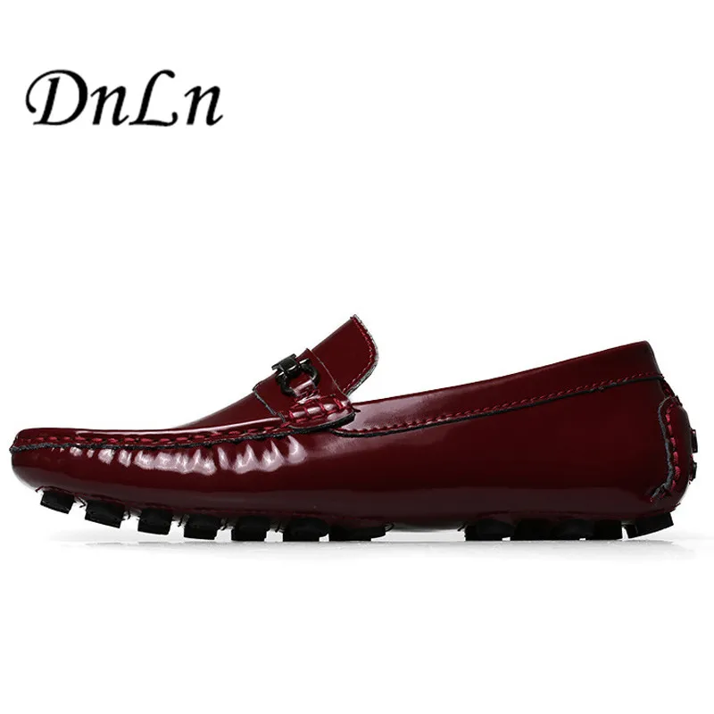 Tamanho 38 44 Homens Mocassins Slip On Casual Primavera E Outono Dos Homens Mocassins Sapatos Flats Dos Homens de Couro de Patente sapatos D30