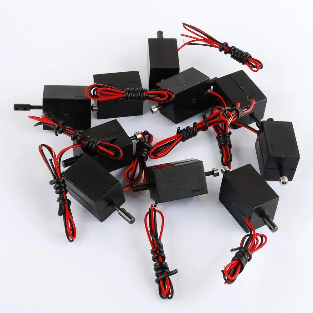 10 шт. 12 В самоудерживающийся Электромагнит типа Push and Pull DIY оборудование для