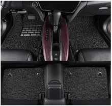 Автомобильные Коврики Для Toyota LAND CRUISER 200 2007-2016 Ноги Ковры шаг Мат Высокое Качество Доказательство Воды кожа Провод катушки 2 Слой