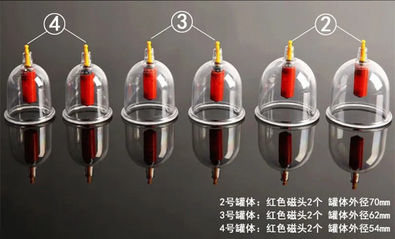 Chinese Medical Cupping Sets Device 24 Cups Vacuum Cupping Set Healthy Massage-4