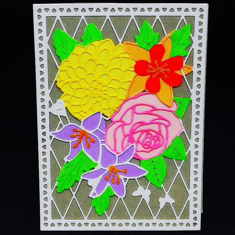 

YLCD1293 Cover Metal Cutting Dies For Scrapbooking Stencils DIY Album Cards Decoration Embossing Folder Craft Die Cuts Tools