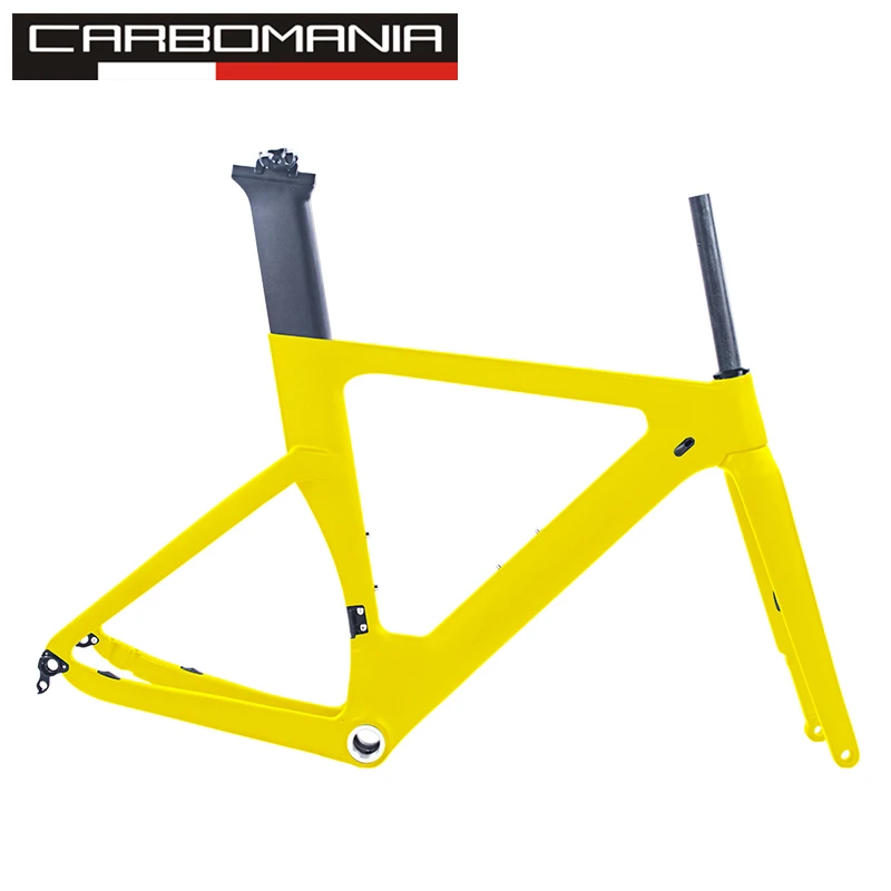 Perfect Newly Carbon Road Frame disc brake 2020 DI2 Mechanical carbon fibre road cycling race bicycle frameset Thru Axle 12mm 49/51/54cm 2