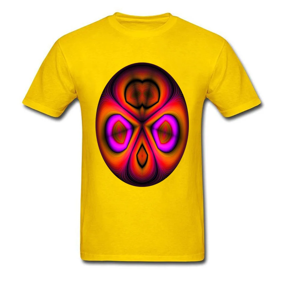 Abstract neon orange face_yellow