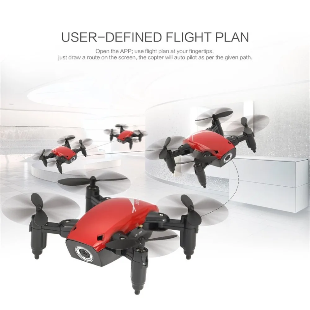 S9 S9W Складная RC Мини Drone Карманный Дрон Micro Drone вертолет с WI-FI FPV 0.3MP Камера 360 градусов Дрон