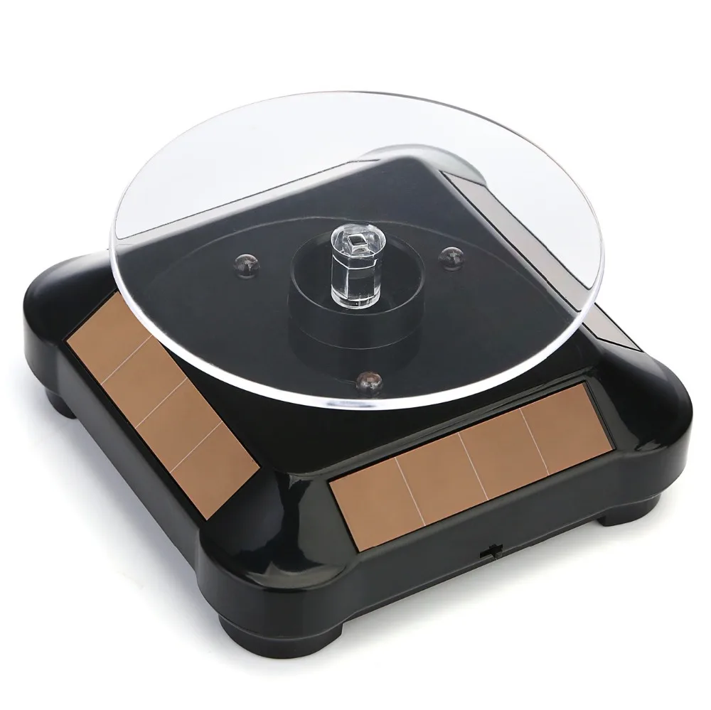 

Photography LED Solar Rotating Visualizer Photo Studio Display Stand Jewelry Accessories Display Light Energy Turntable