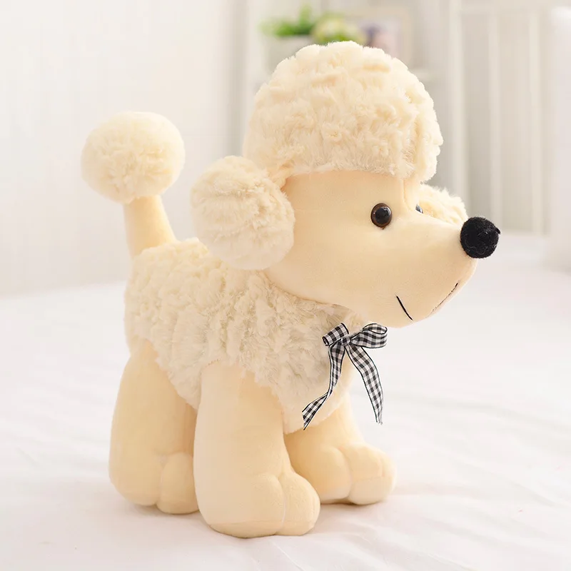 

1pcs Lovely Simulation Pink Poodle Dog Plush Toys Cartoon Animal Teddy Dog Stuffed Dolls Toy for Kids Gift Toys