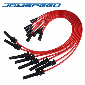 

Free Shipping- Red JDMSPEED Silicone Spark Plug Wires DG0305 Fit For Dodge/Chrysler 5.7L Hemi 2003-2005