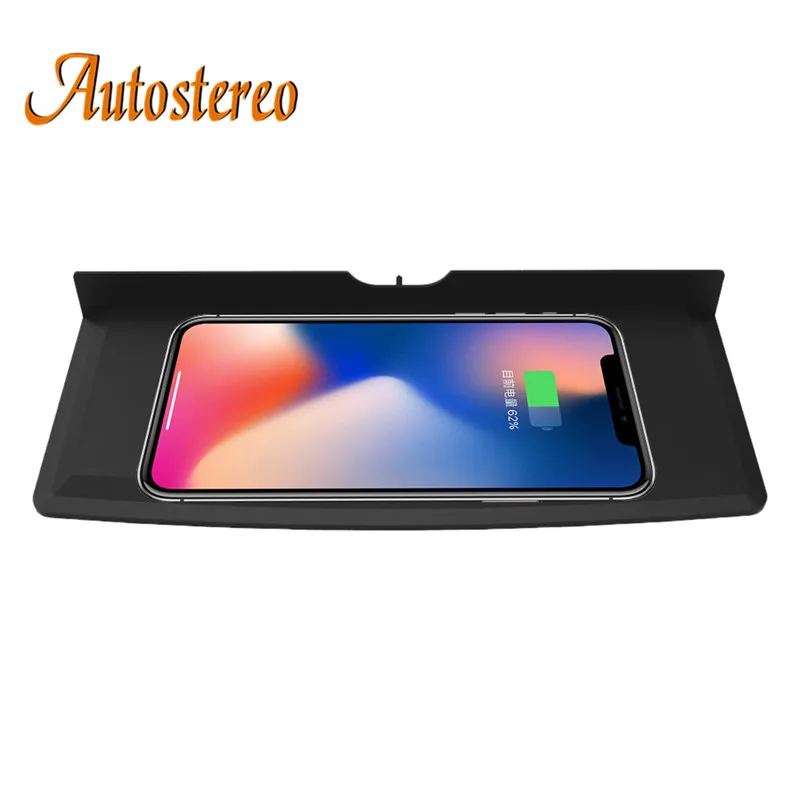 

QI Car Wireless Charger For Range Rover Sport 2014-2017 Intelligent Infrared Fast Wireless Charging Car Phone Holder For iphone