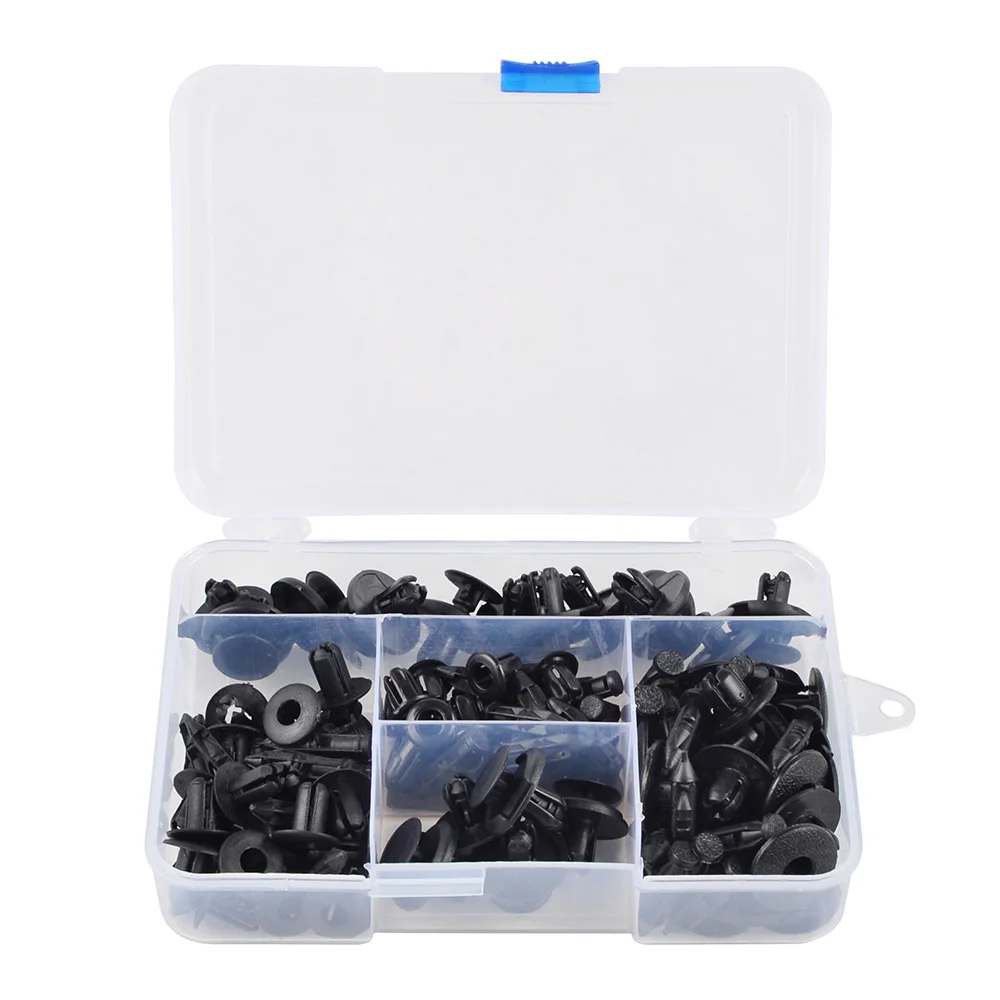 

80PCS Fairing Bolt Bodywork Push Pry Rivets Pins For Honda ATC350X TRX300EX TRX350 TRX400EX TRX450ER TRX450R TRX500 TRX700XX