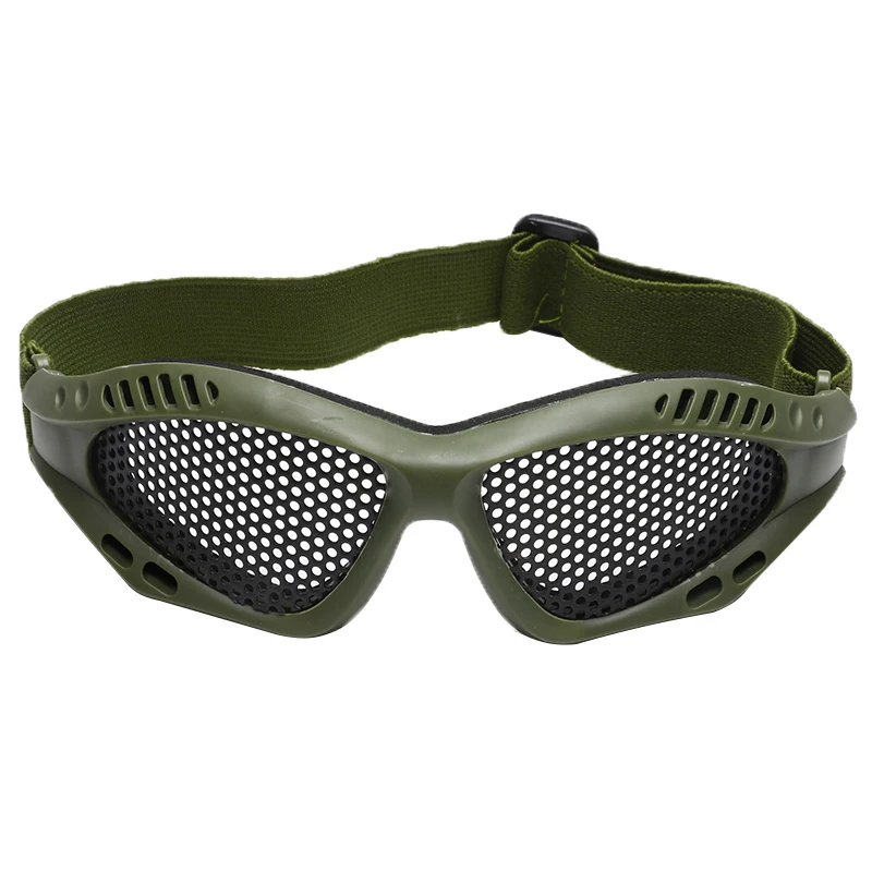 Army Green Открытый глаз Защитные удобные защитные тактические очки анти туман с металлической сеткой ударопрочность глаз игры протектор - Цвет: Army Green