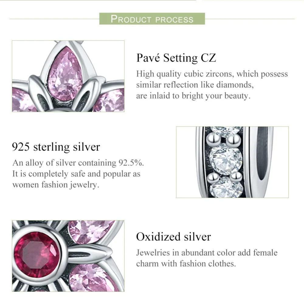 Новинка лета 2019 серебряная подвеска из стерлингового серебра 925 пробы с цветком