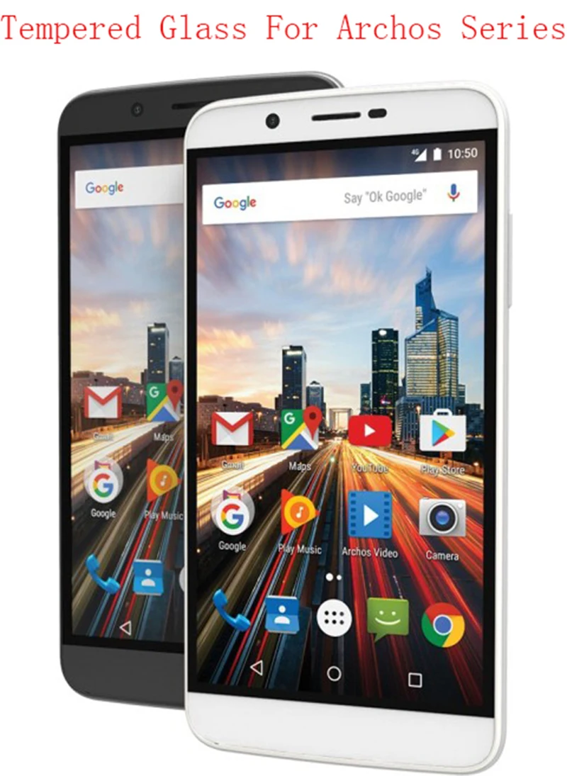 Ультратонкое закаленное стекло для Archos 55 Cobalt Plus Helium ультратонкие Чехлы Защитная