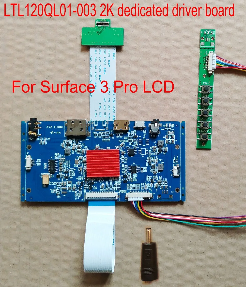 

Sucface 3 pro LCD Display Driver Board LTL120QL01-003 Dedicated 2160*1440 2K