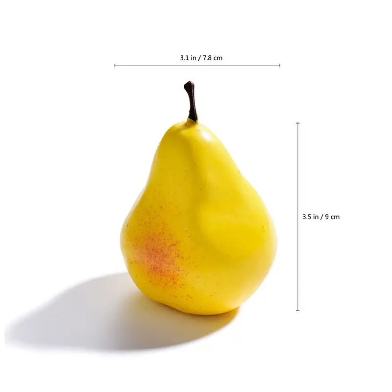 Реалистичное моделирование больших яблок лимонов персика декоративные пластиковые Твердые искусственный фруктовый шкаф домашний декор вечерние поддельные модели фруктов