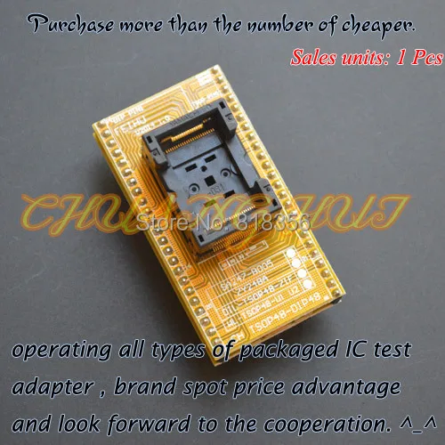 

SA247-B005 TSOP48-DIP48 (IC354) adapter double-layer circuit boards of high-quality gold-plated contacts