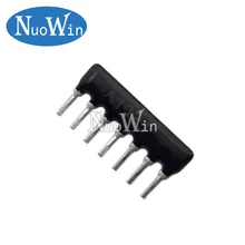 20 штук корпус типа dip сетевой резистор массив 7pin 1 K 2 K 4,7 K 10 K 220 K Ом