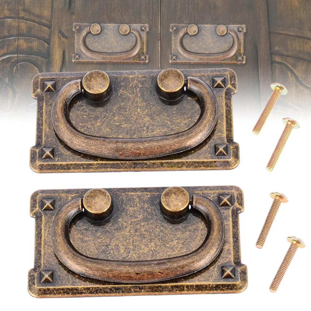 Mayitr 2 Set Antique Bronze Door Handle Cupboard Drawer Cabinet Drop Handle Knob With Screws For Home Furniture Hardware Mayitr 2 Set Antique Bronze Door Handle Cupboard Drawer Cabinet Drop Handle Knob With Screws For Home Furniture Hardware