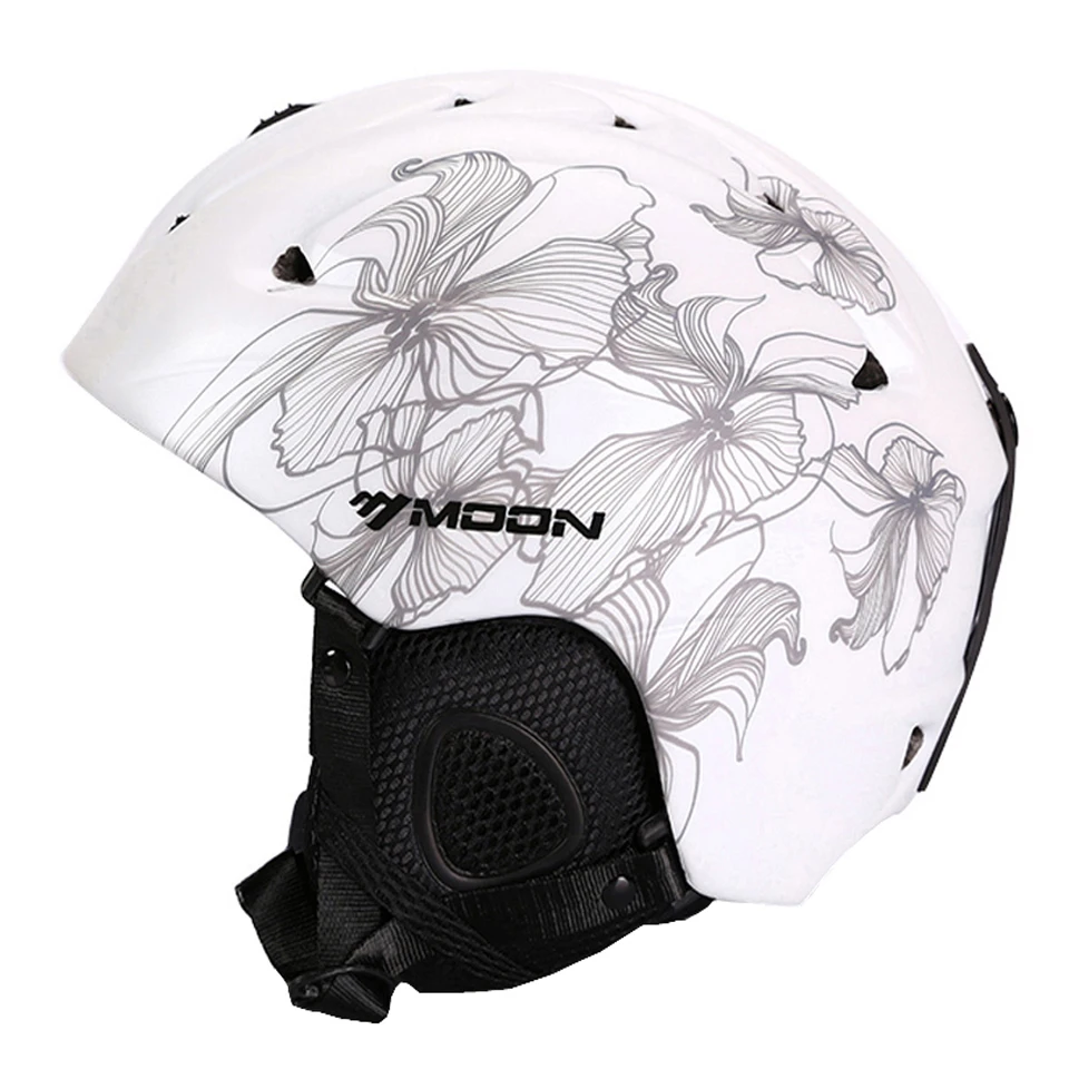 MOON Skateboard Ski Snowboard Helmet Integrally-molded Ultralight Breathable Ski Helmet CE Certification