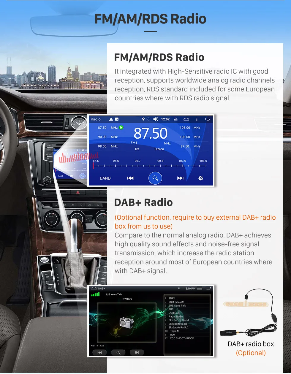 Excellent Seicane Android 8.0 7" 2Din Car Radio For Lexus RX 400h RX 330 RX 350 RX 300 Toyota Harrier Multimedia Player GPS Head Unit 9
