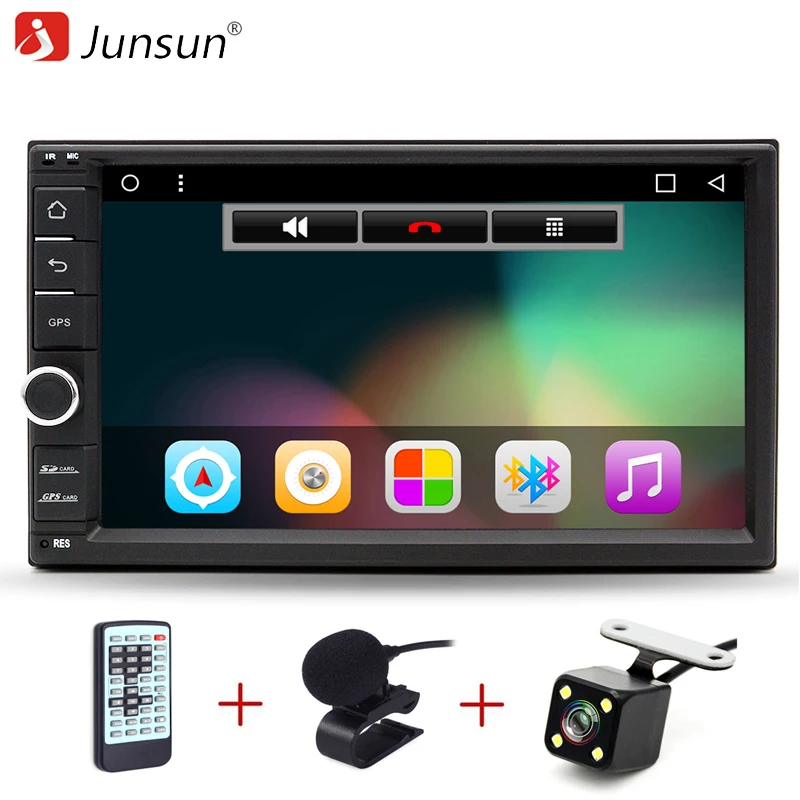 Junsun 7 2 Din Android 6 0 font b Car b font DVD Radio Player Universal
