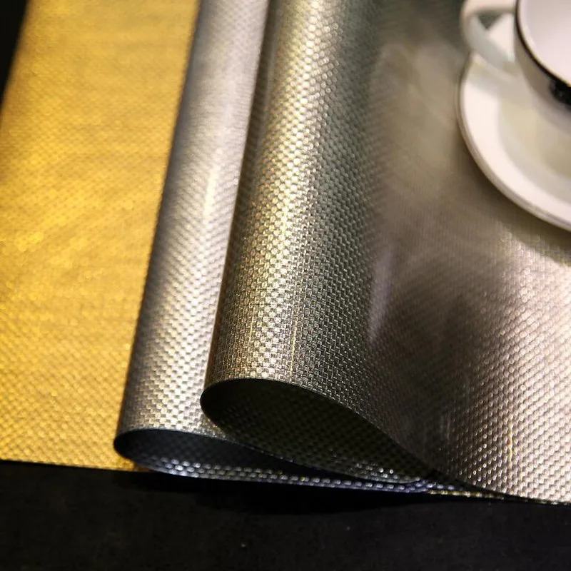 1 PC 12"*18" Modern Style PVC Table Mats Waterproof Coffee Pad Dining