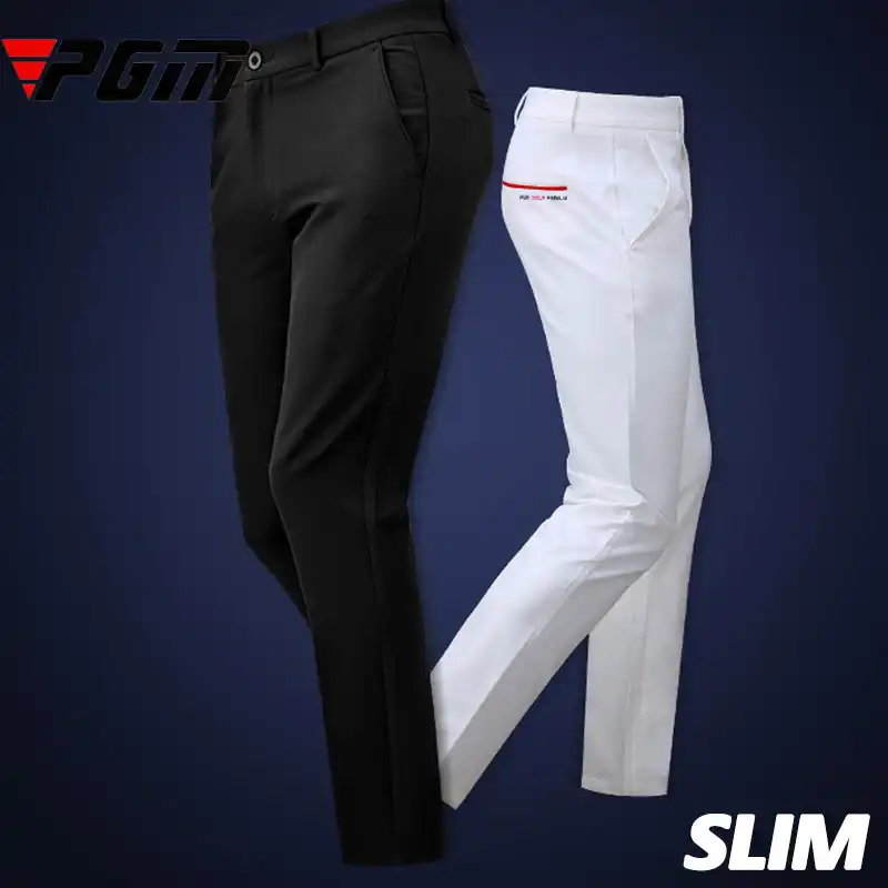 mens navy golf trousers