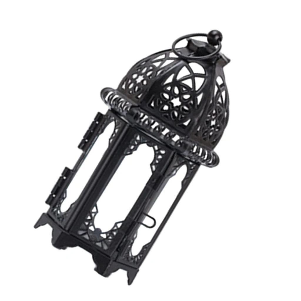 Clear Glass Moroccan Style Candle Lantern Tealight Candle Holder Candlestick for Wedding Party Decor