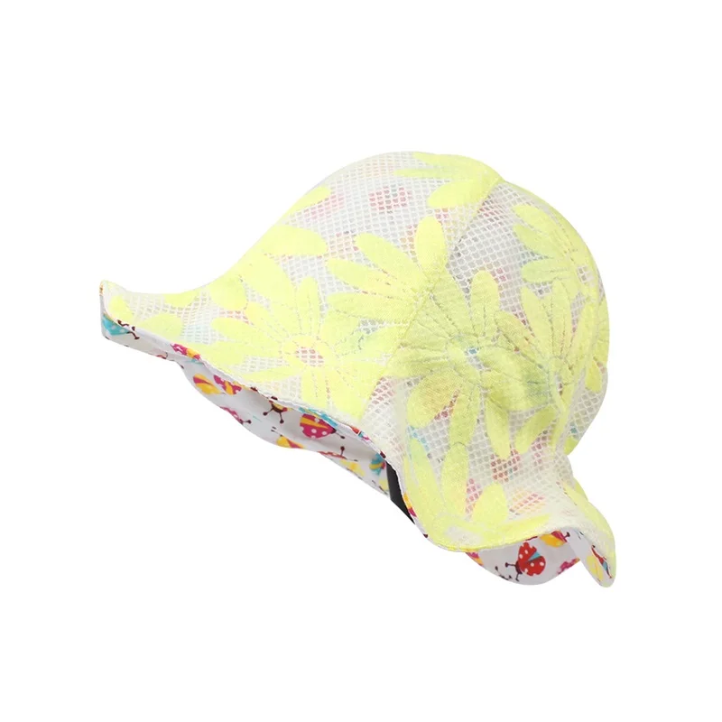 Lace Flower Girls Panama Hat Cotton Prince Baby Girls Cap Summer 2 Sides Panama Cap For Girls Cute Cotton Baby Girls Clothings  (16)