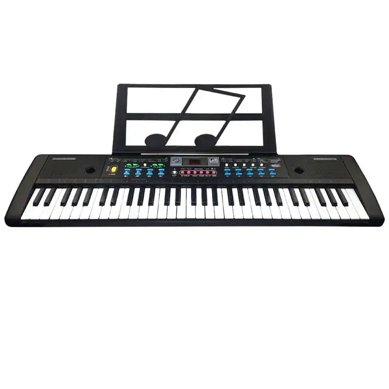  61 Keys Digital Electronic Keyboard And Microphone Electric Led Music