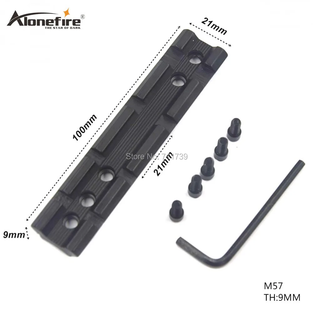 1 шт. M57 тактические Спортивные планка Вивера прицела винты+ ключ, дюймовый стандарт HuntingAccessories Ширина 21 мм Длина 100 мм