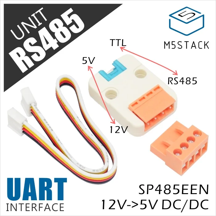 M5Stack официальный RS485 к ttl блок роща кабель UART интерфейс для Arduino ESP32 макетная плата модуль SP485EEN IoT