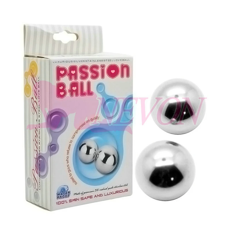 Passion Solid Steel Jiggle Balls Advanced Kegel Vagina Trainer Ben Wa Balls Sex Toys For Women