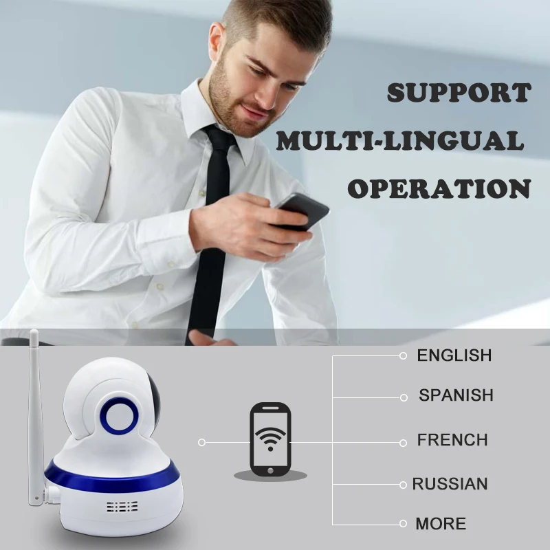 Камера видеонаблюдения Lintratek hd 720P IP Wi Fi МП P2P двойная антенна Радионяня