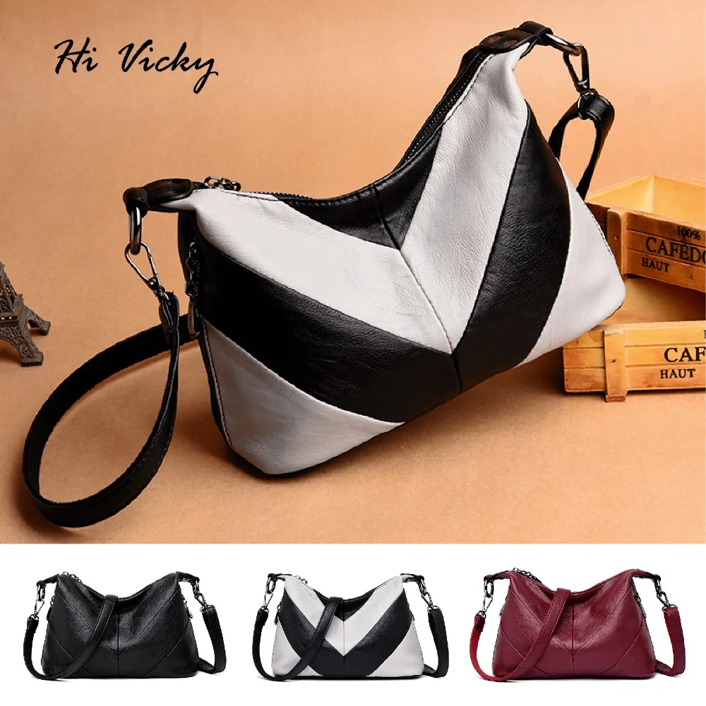 

Black Bag female Women's genuine leather bags handbags crossbody bags women shoulder bags Famous Designer bolsa feminina Tote