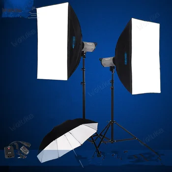 

Clothing Man mold flexo box photographic lamp 600W studio lamp Flash Studio Double lamp Set CD50 T07