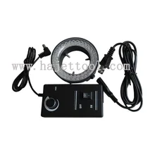 Высокое качество 8 Вт СВЕТОДИОДНЫЕ Микроскоп лампа регулируемый светодиодные лампы микроскоп источник света 10 шт./лот