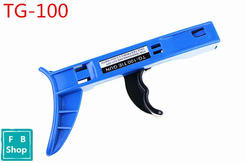 

TG-100 Fastening and cutting tool special for Cable Tie Gun For Nylon Cable Tie width: 2.4-4.8mm