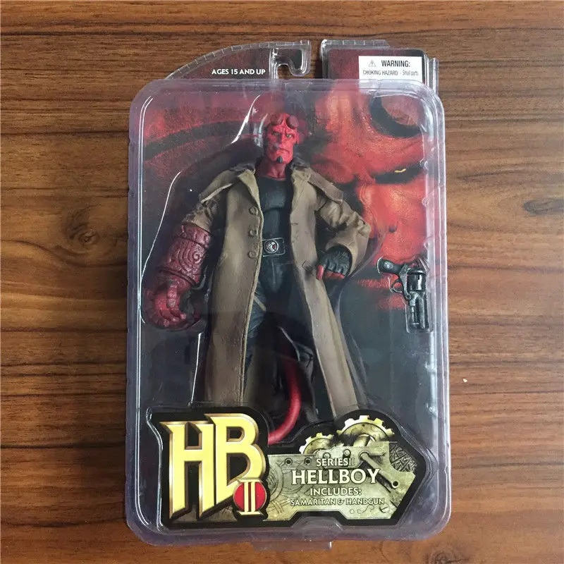 

Hellboy 7" Action Figure Smoking Version Series 2 Collection Cosplay Model Toy Kids Gift
