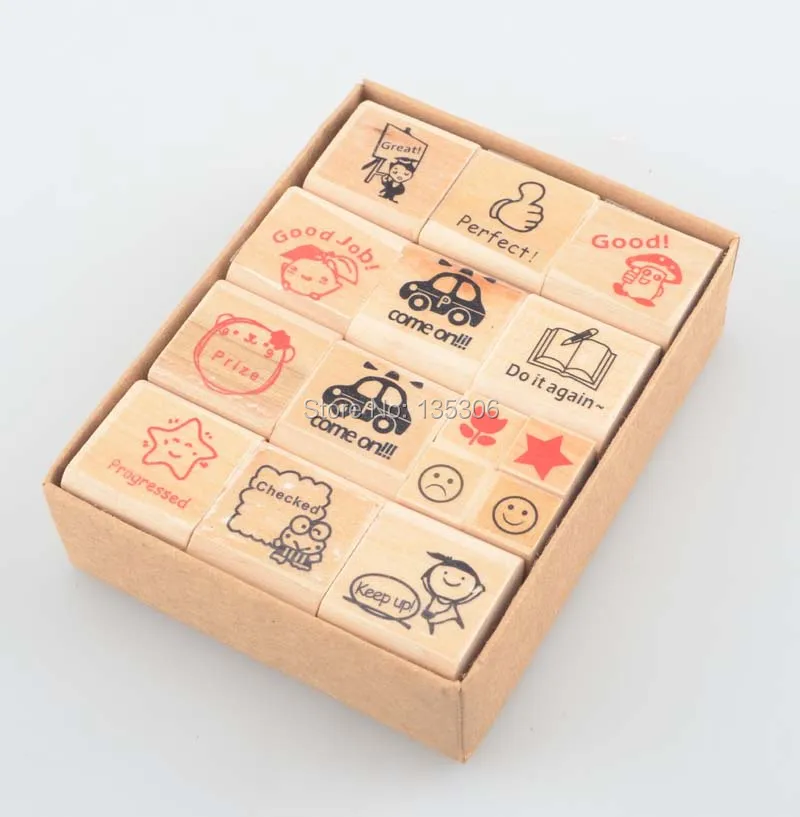 15 шт. канцелярские штампы для школы домашнего офиса|gift dropshipper|stamp watchstamp nail art kit |