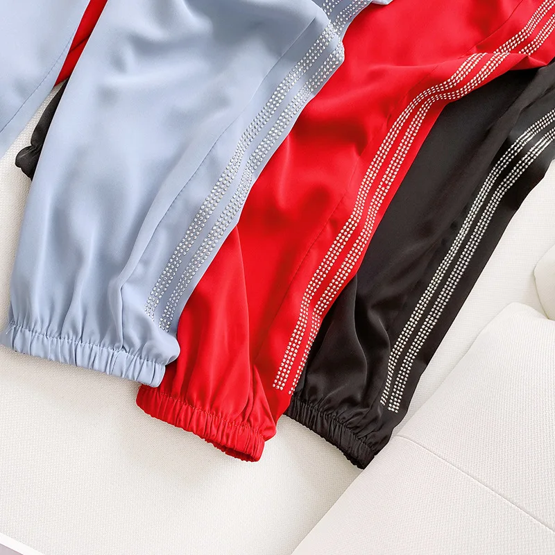 Wasteheart Summer Women Fashion Black Red Long Slim Pants Harem Pants High Waist Ankle Length Female Sexy Pants Sweatpants Wasteheart Summer Women Fashion Black Red Long Slim Pants Harem Pants High Waist Ankle Length Female Sexy Pants Sweatpants