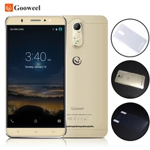 Gooweel m3 3g handy 6,0 zoll ips-bildschirm mtk6580 quad core Smartphone 1 GB Ram 8 GB Rom 8MP kamera GPS-Handy Geben Fall