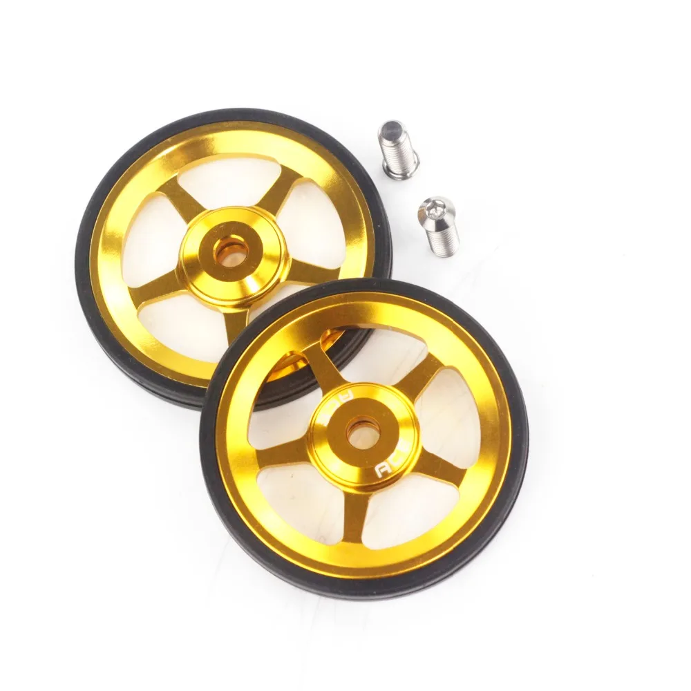 Discount Aceoffix Easy Wheels Easywheel & Titanium Bolts For Brompton Folding Bike Dino Kiddo bike Alloy Super Lightweight wheels 2pcs 7 Discount Aceoffix Easy Wheels Easywheel & Titanium Bolts For Brompton Folding Bike Dino Kiddo bike Alloy Super Lightweight wheels 2pcs 7