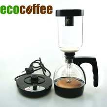 Freies Verschiffen elektrische Kaffeemaschine Siphon 3 Tassen gezählt Siphon Kaffeemaschine