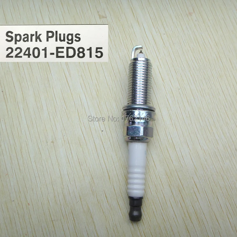 4PCS 22401 ED815 Spark Plug LZKAR6AP 11 For NISSAN March QASHQAI TIIDA