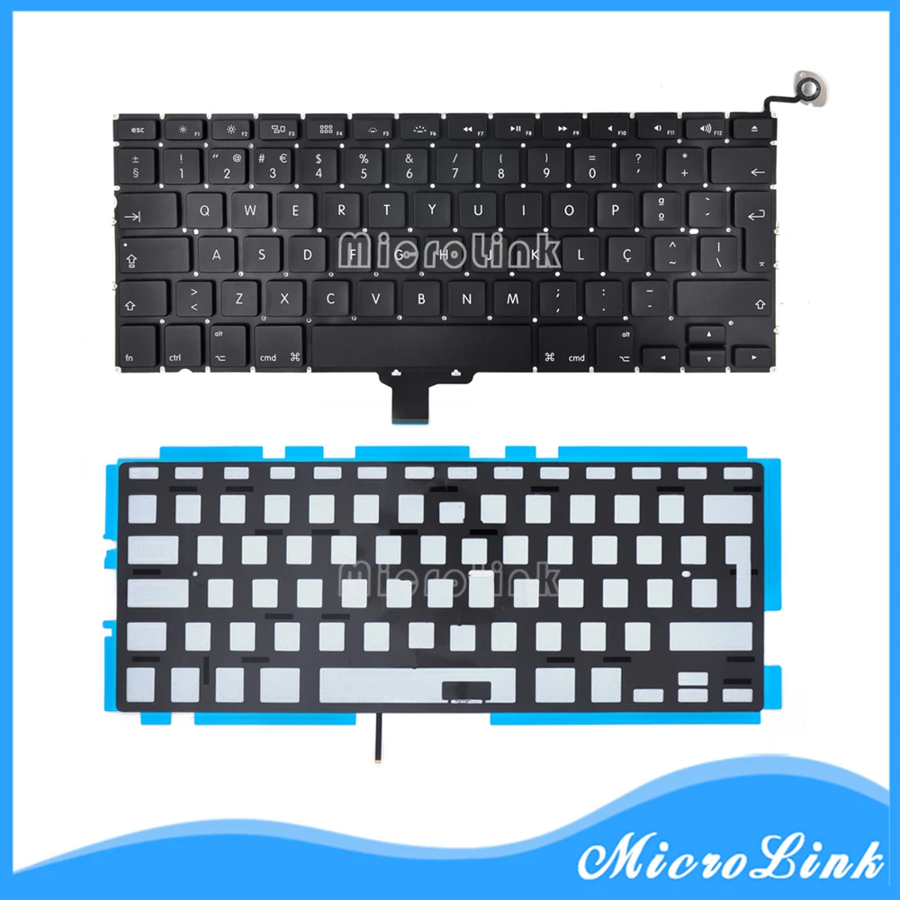 OEM новая клавиатура для Macbook Pro 13 "A1278 португальская Potugal + Подсветка 2009 2010 2011 2012