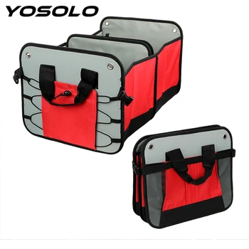 

YOSOLO 55*35cm Car Trunk OrganizerSeat Back Tool Bag Folding Stowing Tidying Auto Rear Storage Pouch Space Saving Car-styling